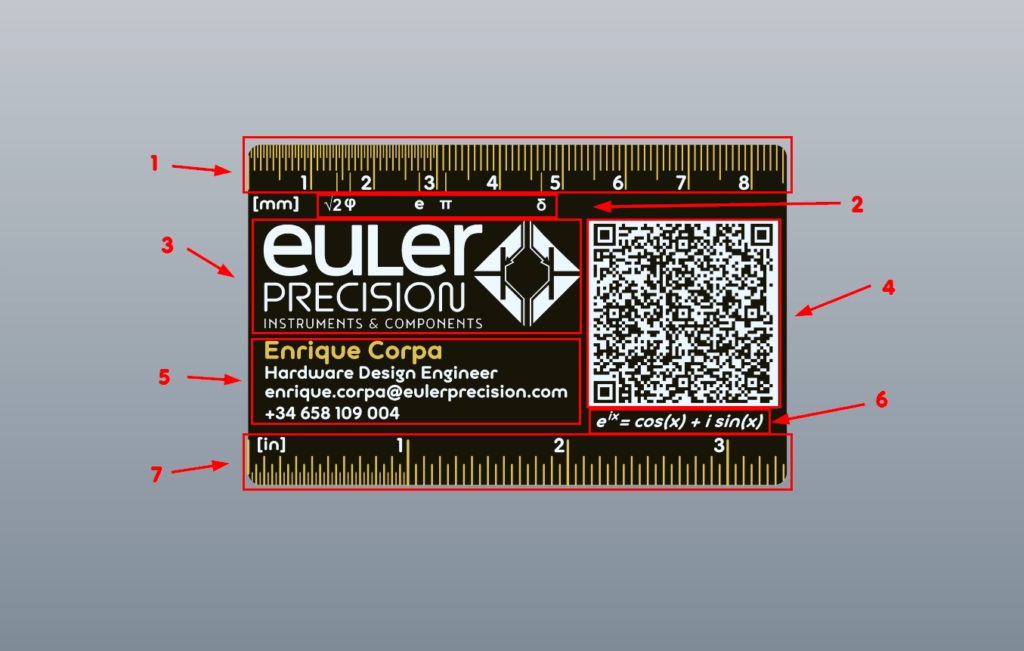 Nuestra tarjeta de visita para ingenieros - Euler Precision Instruments