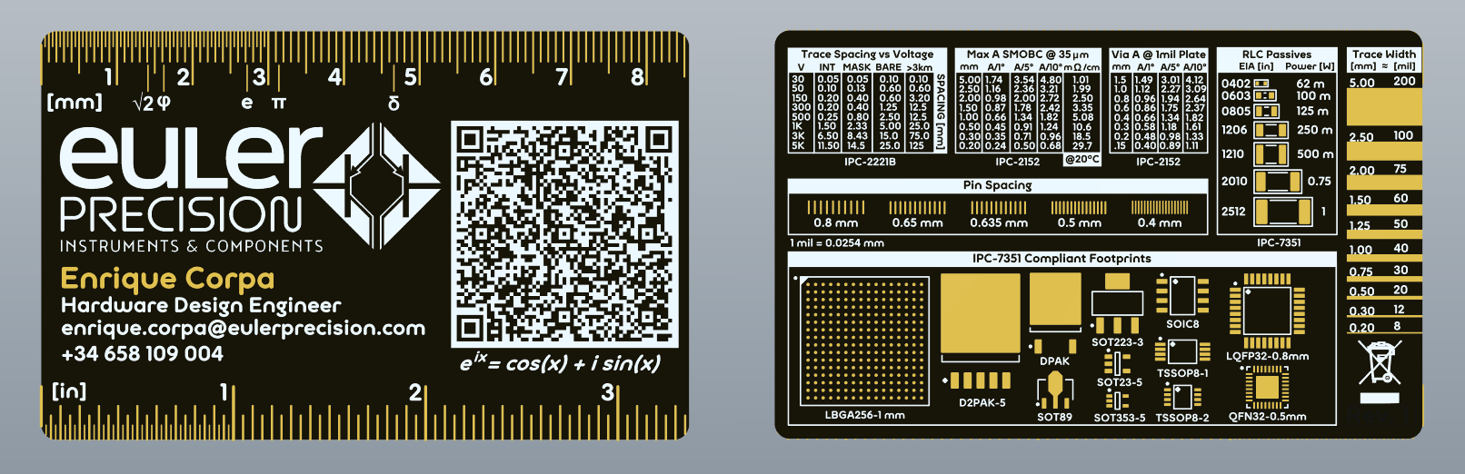 Our Engineering PCB Business Card